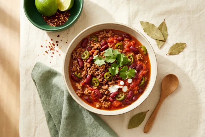 Chili con Carne light (ohne Bohnen-Berge)